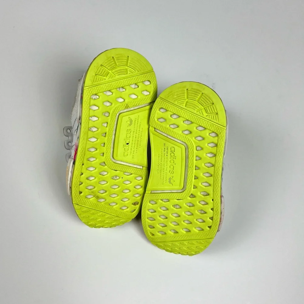 Adidas NMD R1 White Summer Toddler Sneakers